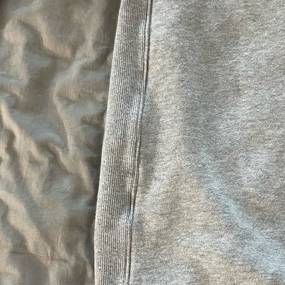 Aritzia Tna Cozy Fleece Boyfriend Zip Hoodie Heather Chrome Size Large - Picture 4 of 12